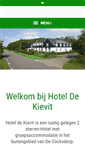 Mobile Screenshot of hoteldekievit.nl