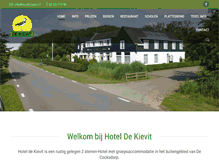 Tablet Screenshot of hoteldekievit.nl